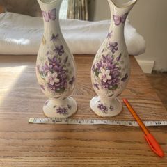 Aynsley Wild Violets Vases