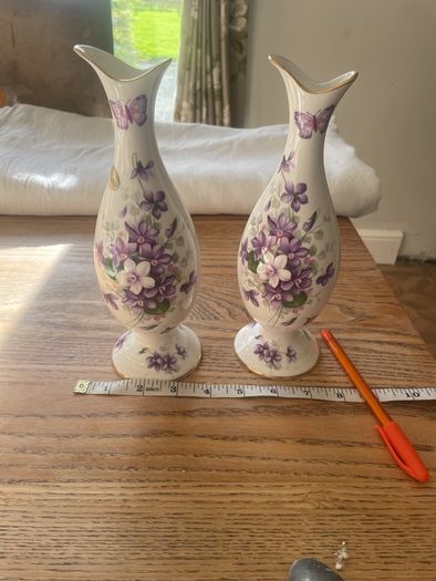Aynsley Wild Violets Vases