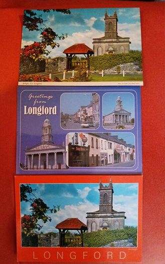 3 vintage John Hinde postcards, Longford