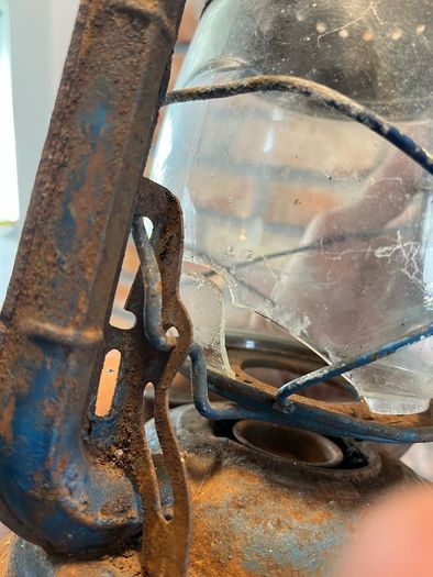 vintage oil lamp