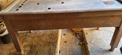 Antique bar billards table