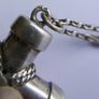 Vintage 925 Sterling Silver large Cross Pendant and Chain length 20" - 22g Image 6