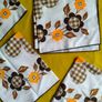 5 x Vintage napkins Image 2