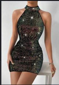 Sparkling sequin dress