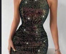 Sparkling sequin dress
