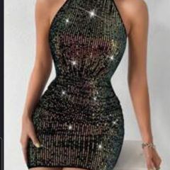 Sparkling sequin dress