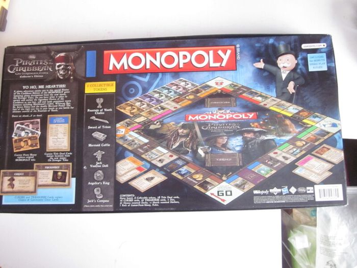 Monopoly Pirates of the Caribbean Board  Game