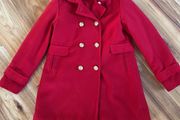 Next red military coat age 10 excellent condition!!