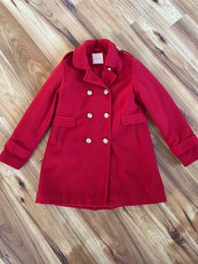 Next red military coat age 10 excellent condition!!
