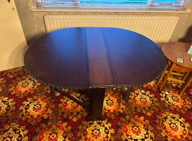 Folding dining room table