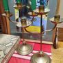 Pair Brass Candlestands Image 8