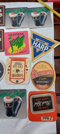 20 x vintage beer mats ,nice collection,,see pictures for condition ,sold as seen ,price includes post to anywhere in Ireland thank you, Job lot