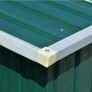 Garden Shed 257x489x181 cm Metal Green Image 2