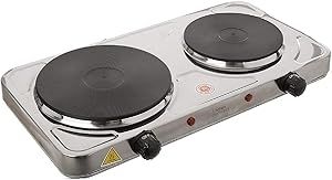 Kitchen Perfect Stainless steel  Model E4203SS Double Hot Plate Portable Just Plug In All New Stock Boxed Fully Guaranteed Daily Collection Can Be Arranged Galway City Centre Area Euro Prices Inc Vat