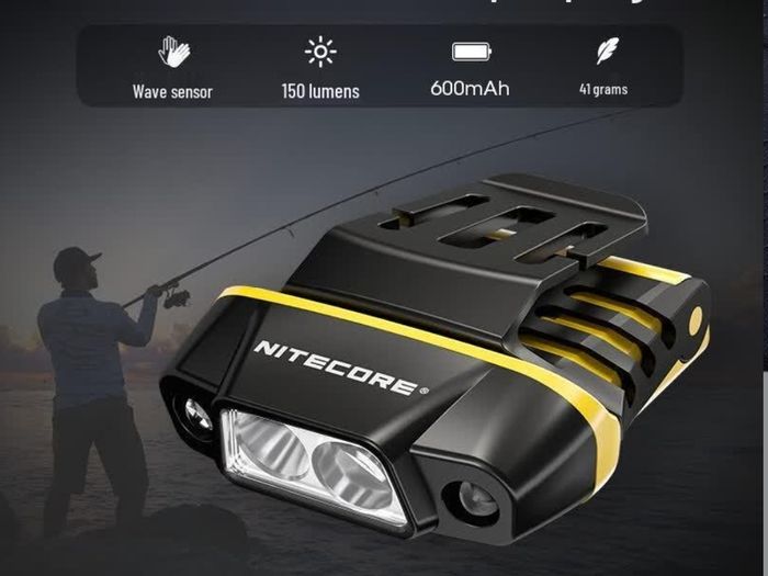 Nitecore NU11 Cap Light, intelligent LED torch for caps, 150 lumens