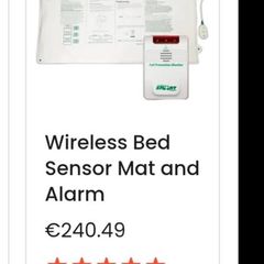 wireless bed sensor and alarm