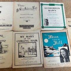 Old Irish sheet music