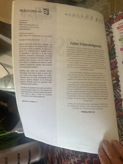 Music junior cycle books