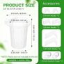 New Upgraded Large Aquarium Plant Holder with Hooks and Suction Cups for Fish Tank Aquaponic Plant Cultivation and Aquascape Accessories Decorations (4 PCS) Transparent Image 2