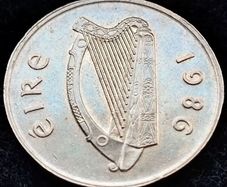 [#152] - Ireland 1986 | 20p | Twenty Pence | Horse | KM.25