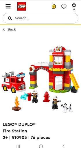 Lego Duplo Fire Station Set 10903