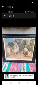 Mahogany Framed picture. love at first sight