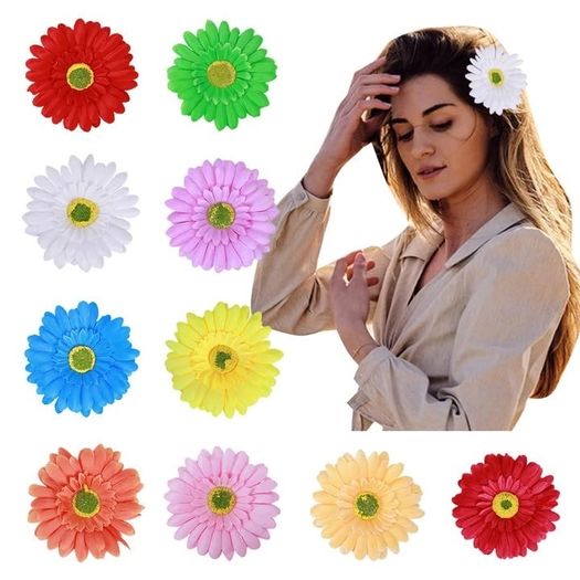 Brand New Pieces Daisy Hair Accessories Sunflower Hair Clips for Women Girls Kids