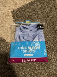 blue school shirt boys