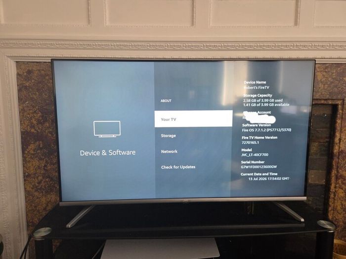 JVC 40 inch smart (fire) tv