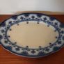 Fabulous Pair of Antique Flow Blue Victorian Graduated Platters, "Dudley" Pattern, by Ford & Sons, Burslem, Stoke-on-Trent, Circa 1893-1908, Perfect for Display Image 8