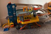 Matchbox car garage