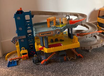 Matchbox car garage