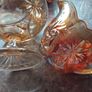 A Gorgeous Vintage 2piece Vintage Carnival Glass Set Image 7