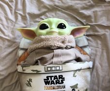 Baby yoda/grogu soft plastic figure