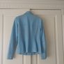 Vintage Blue Leather Jacket. Image 2