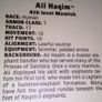 Al-Quadim. 1993 TSR trading card. Ali Haqim. Image 3