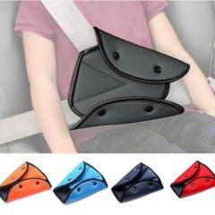 Car Seat Belt Adjuster for Kids Chest Protector Triangle Fixed Seatbelt for Children Soft Pads Baby Seat Belt Positioner Cushion