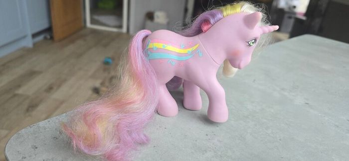 Streaky Rainbow Rider  Rainbow Curl Ponies MLP G1 My Little Pony