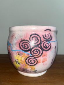 vintage Letterkenny Pottery planter
