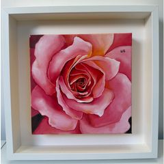 Acrylic Rose Rolled canvas