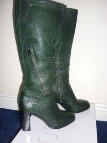 Genuine Prada Leather Boots