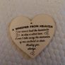 Bnwt heaven wooden heart Image 2