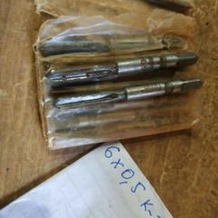USSR M6 to 0.5 Tap Set 2pcs Vintage Soviet Quality MachineHand Quantity