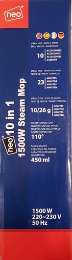 Neo 10-in-1 High-Powered 1500W Steam Mop