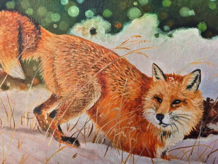 The mouse that got away | oil on canvas panel