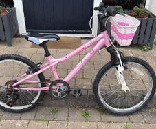 Girls 20-inch mountain bike - pink