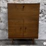 Vintage Mid-century Modern Teak Fall-front Drinks Cabinet By Avalon Image 2