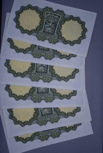 Ireland 1972 Lady Lavery 1 Pound Banknotes Uncirculated x6 Crisp Consecutive Numbers