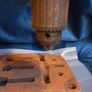 Antique Cast Iron Hand-Crank Pillar Drill / Bench Drill Press Image 8