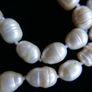 Vintage White Baroque Pearl Necklace Image 6